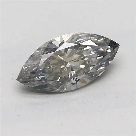 0.90ct Marquise Natural Diamond (Colour Fancy Gray, Clarity VS2, GIA Certified)
