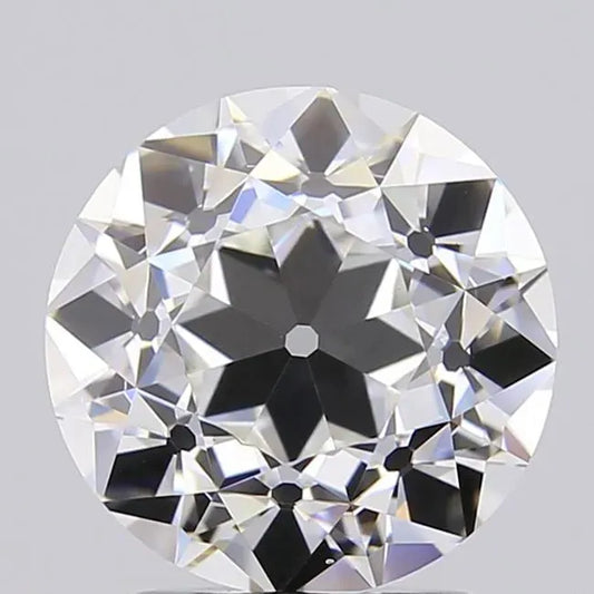 2.10ct European cut Lab Grown Diamond (Colour E, Clarity VVS2, IGI Certified)