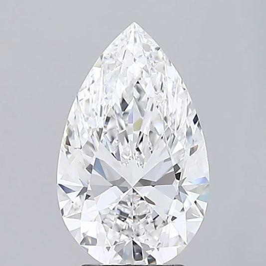 2.15ct Pear Lab Grown Diamond (Colour D, Clarity IF, IGI Certified)