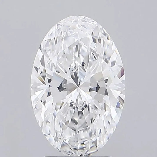 2.78ct Oval Lab Grown Diamond (Colour D, Clarity VVS2, IGI Certified)