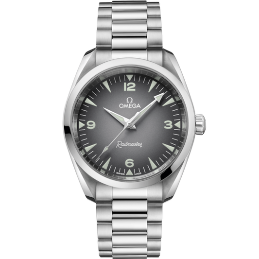 Omega Seamaster Railmaster 38 mm, steel on steel Self Winding Watch 235.10.38.20.06.001