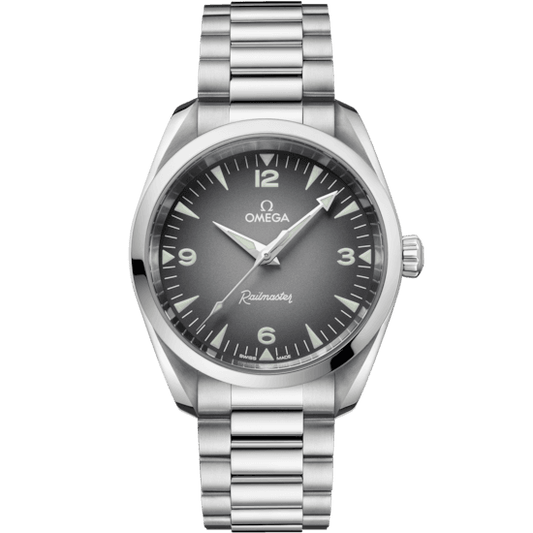 Omega Seamaster Railmaster 38 mm, steel on steel Self Winding Watch 235.10.38.20.06.001