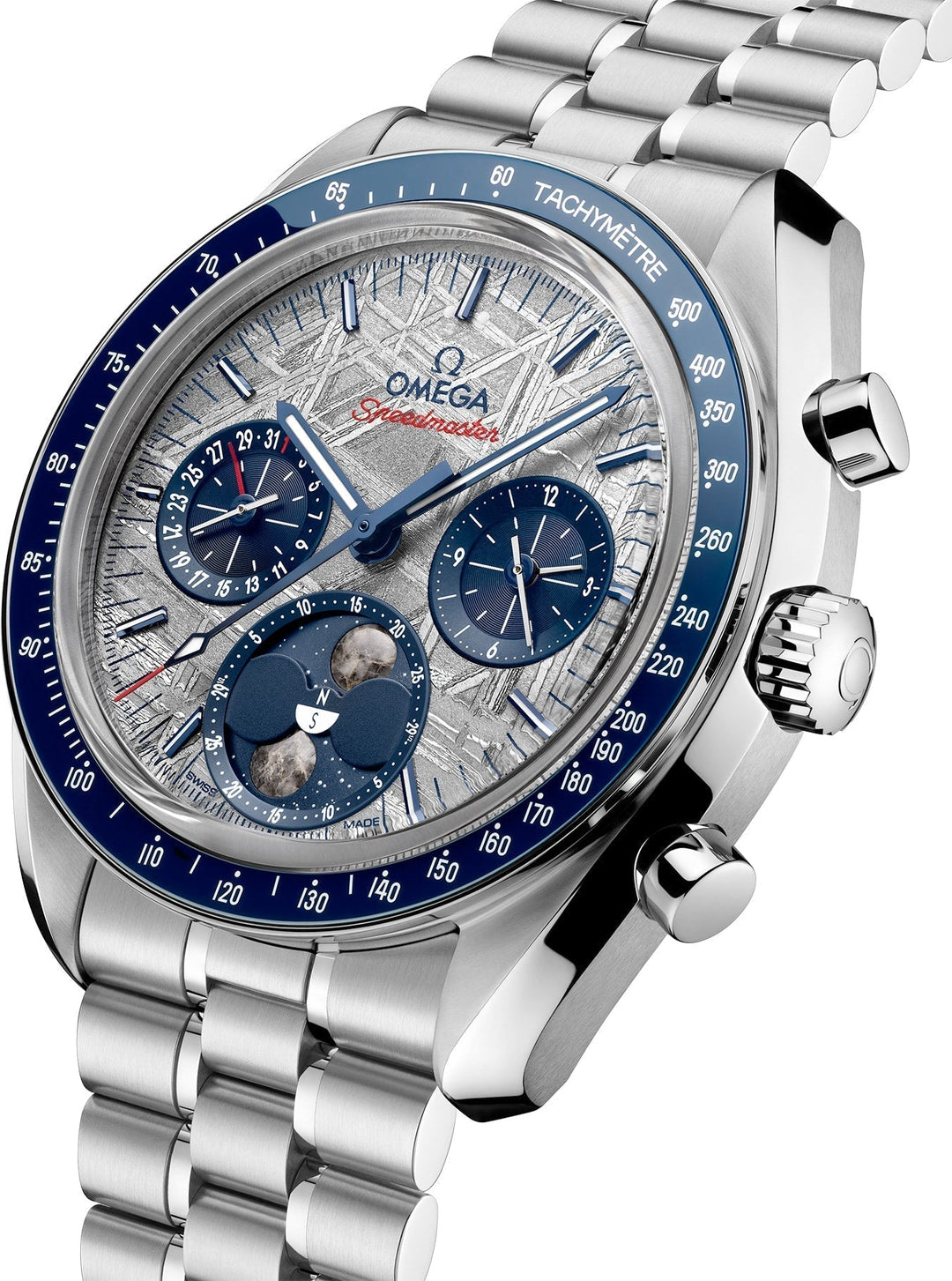 Omega Speedmaster Moonphase Meteorite 304.30.43.52.06.001