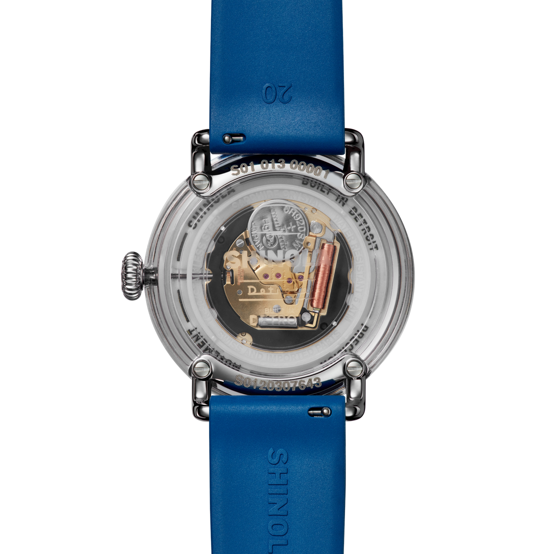 Shinola Detrola Watch S0120307643-1-DenimBlu-41-USA