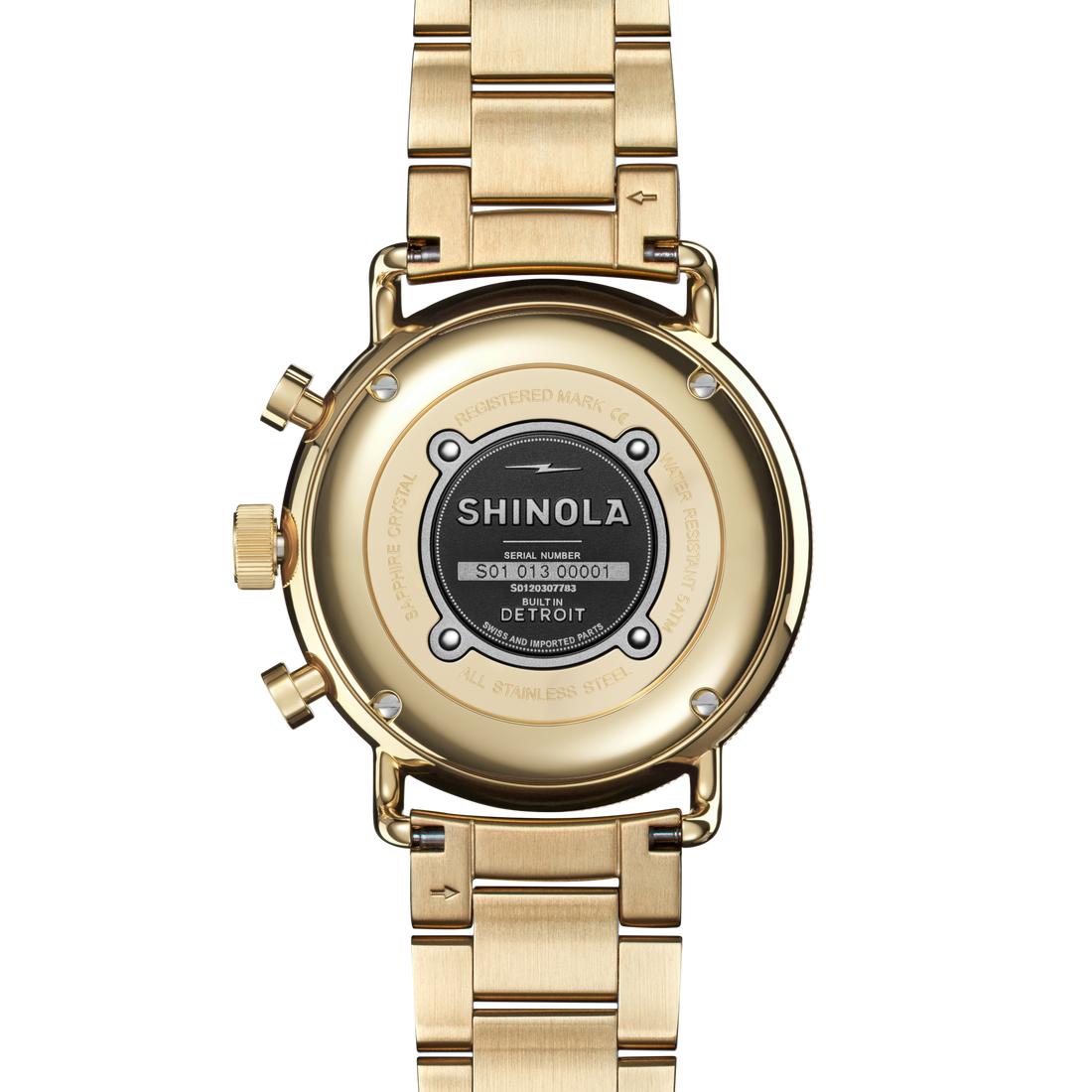 Shinola Canfield Sport Chronograph Watch S0120307783-1-Sil-40-USA