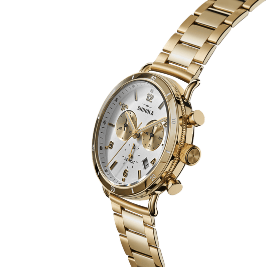 Shinola Canfield Sport Chronograph Watch S0120307783-1-Sil-40-USA