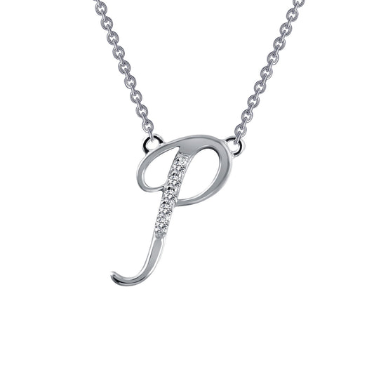 letter p pendant necklace 1