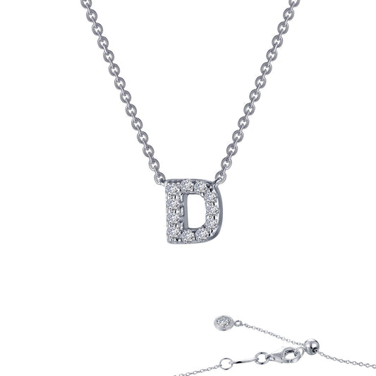 letter d pendant necklace