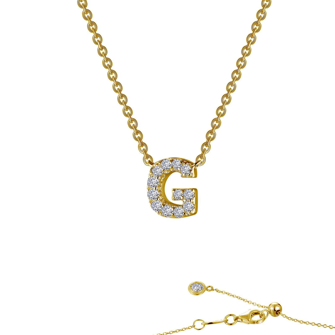 letter g pendant necklace 1