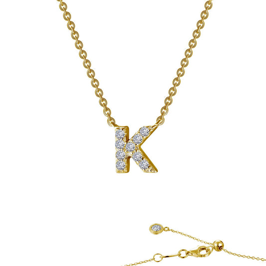 letter k pendant necklace 2