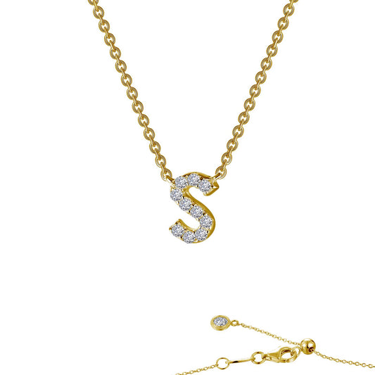 letter s pendant necklace 2