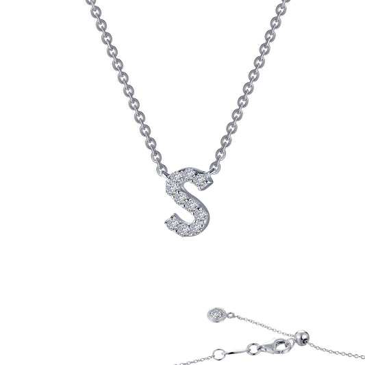 letter s pendant necklace