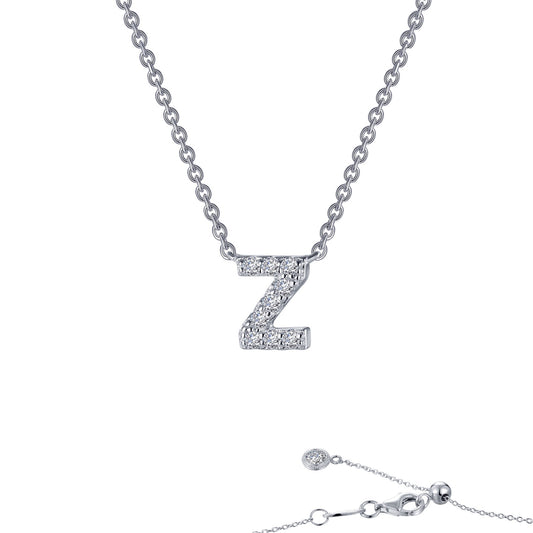 letter z pendant necklace