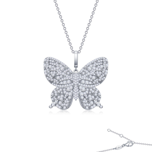 butterfly pendant necklace