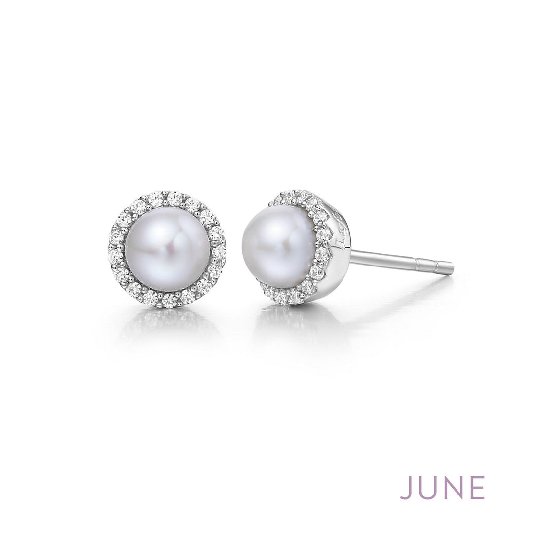 Lafonn Birthstone Pearl June Earring BE001PLP00