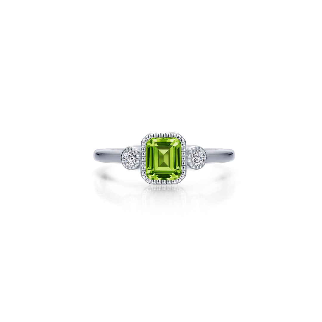 Lafonn Birthstone Emerald August Peridot Ring BR006PDP
