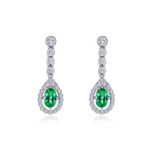 Lafonn Classic Emerald Earring E0579CEP00
