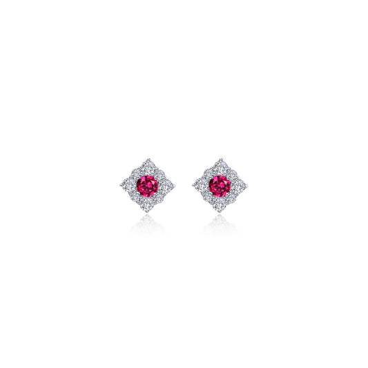 Lafonn Classic Ruby Earring E0596CRP00