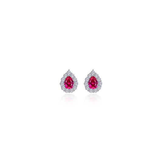 Lafonn Classic Ruby Earring E0597CRP00