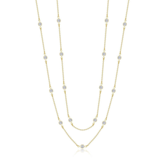 Lafonn Stackables Diamond Necklace N0016CLG36