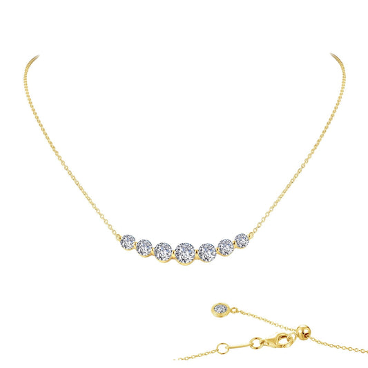 Lafonn 7 Symbols Of Joy Round Diamond Necklace N0094CLG18