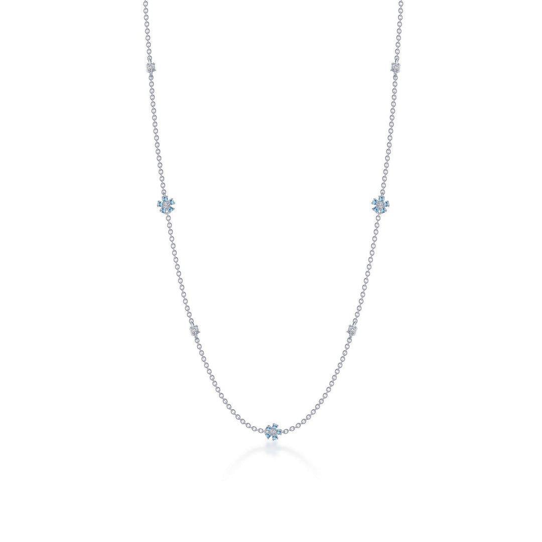 Lafonn Classic Blue Blue Topaz Necklace N0330BTP18