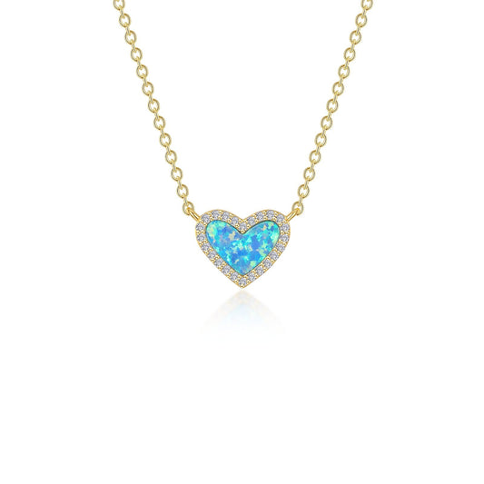 Lafonn Classic Blue Blue Opal Necklace N0331BOG20
