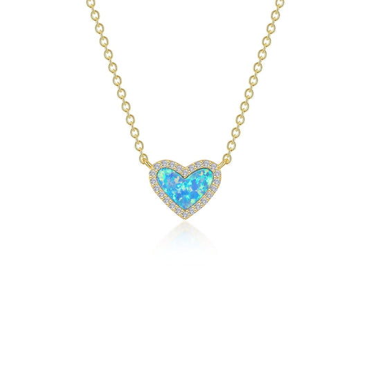 Lafonn Classic Blue Blue Opal Necklace N0331BOG20