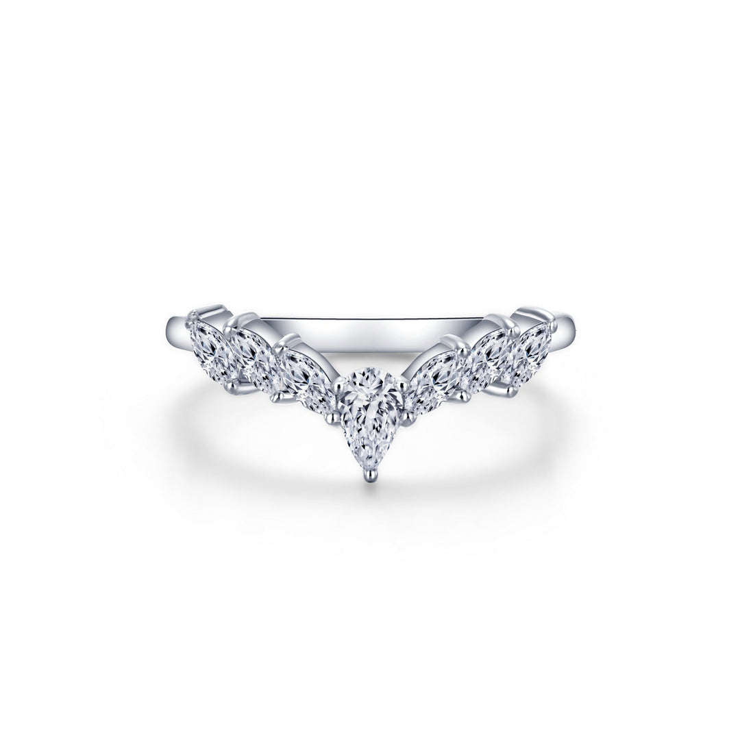 Lafonn Classic Pear Diamond Ring R0497CLP