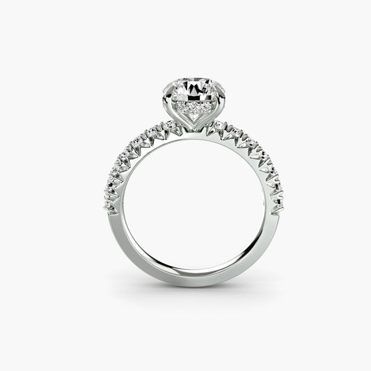 Solitaire with Pavé 6