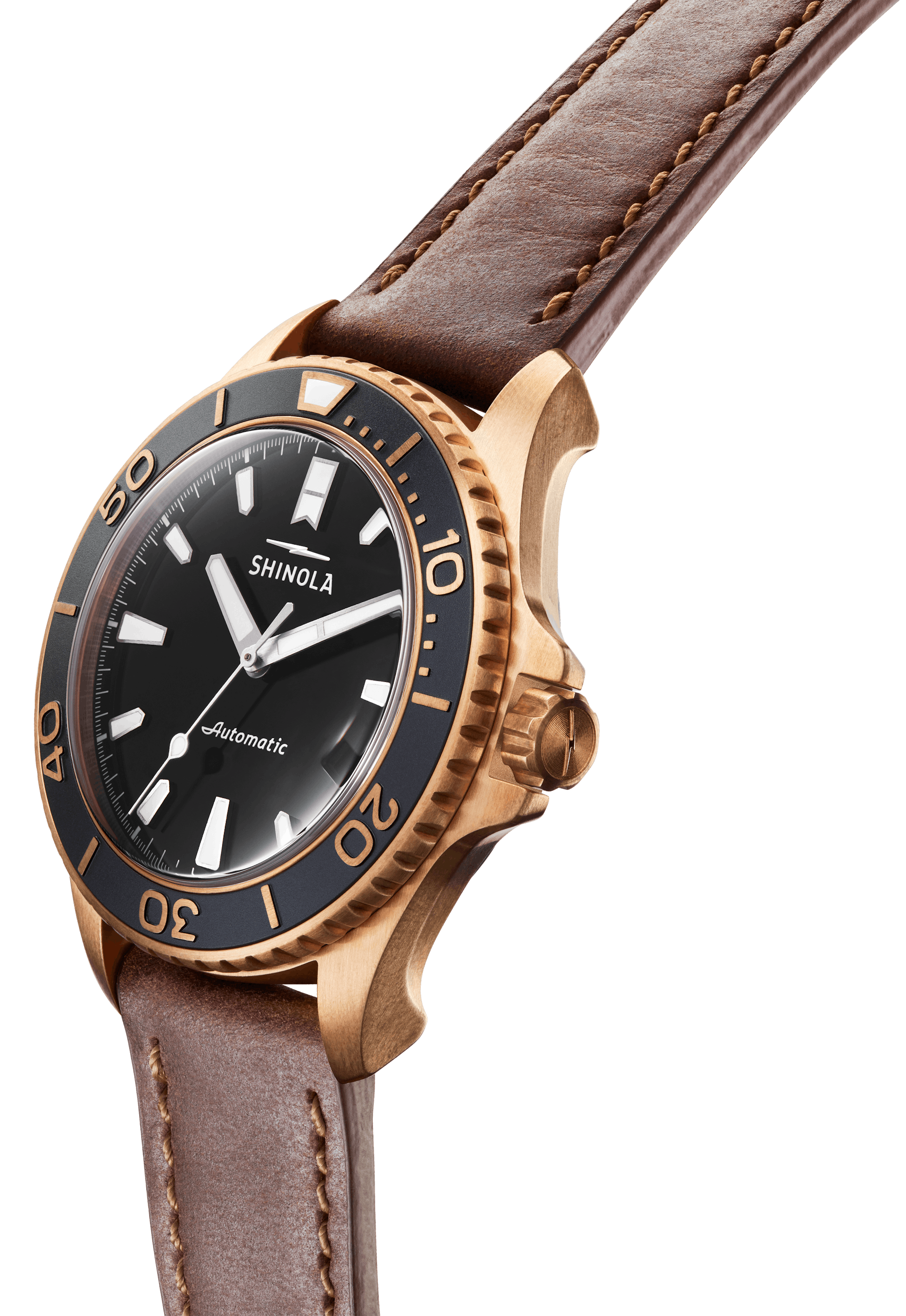 Shinola The Bronze Monster Automatic 43mm 20161956-sdt-006456809