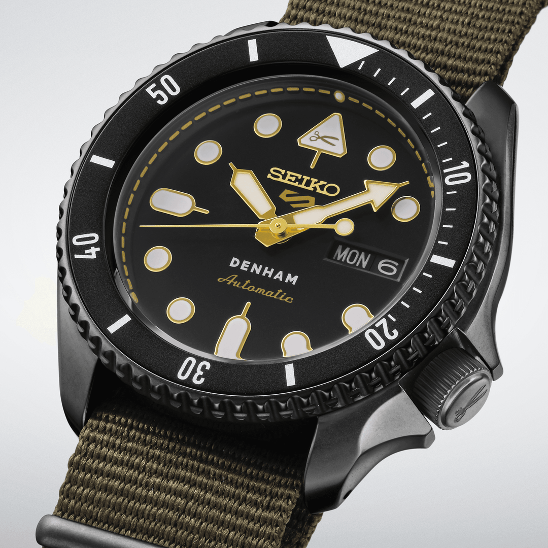 Seiko 5 Sports DENHAM Limited Edition Watch SBSA283