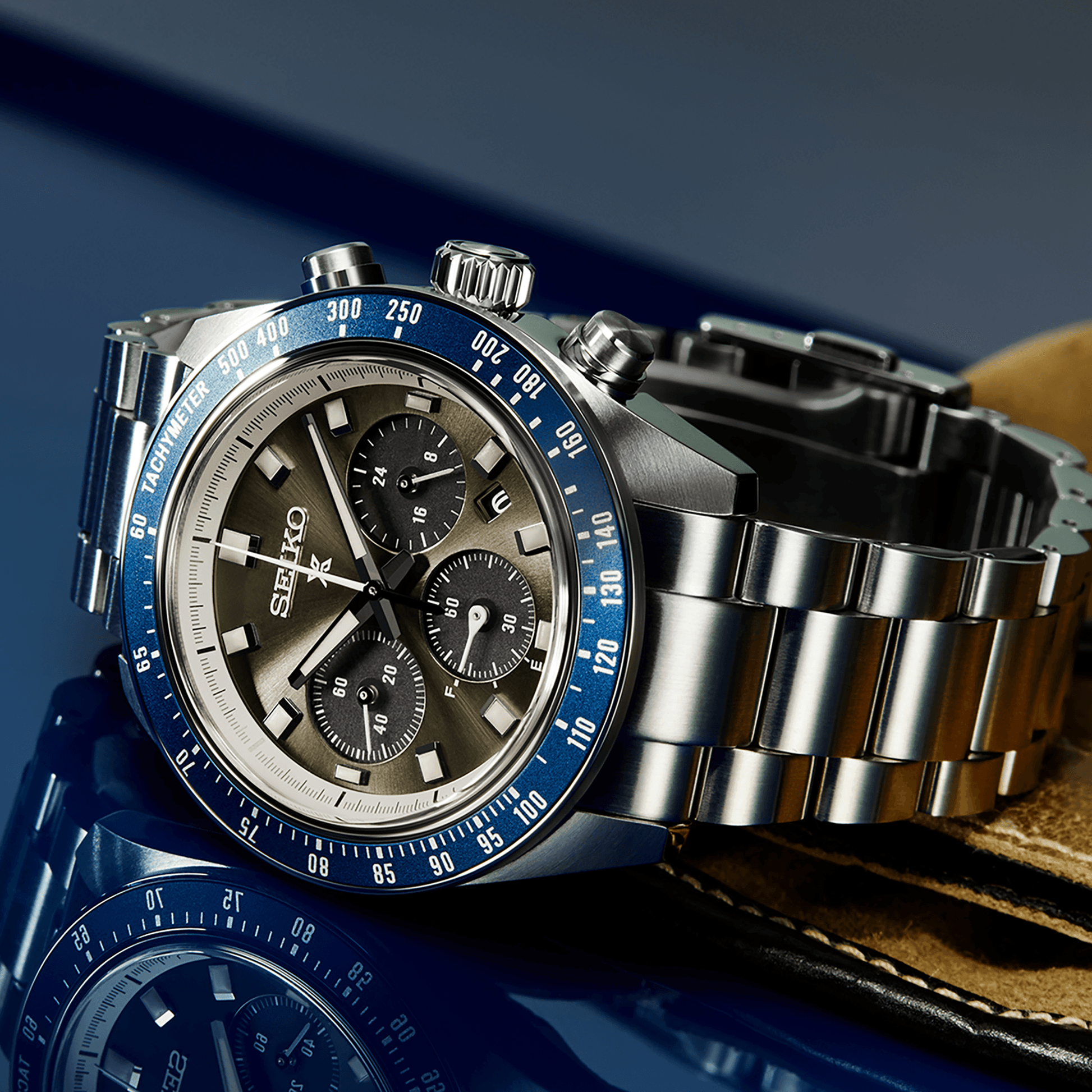 Seiko Speedtimer Solar Chronograph Watch SSC939