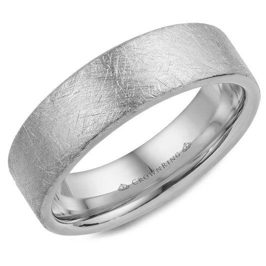 Crown Ring Wedding Band WB-025C6W