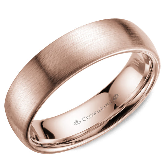 Crown Ring Wedding Band WB-039C6R