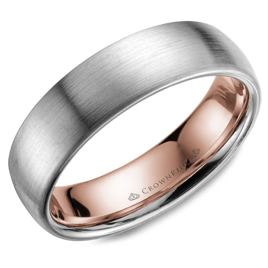 Crown Ring Wedding Band WB-039C6W