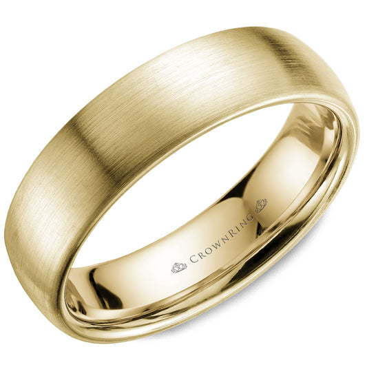 Crown Ring Wedding Band WB-039C6Y