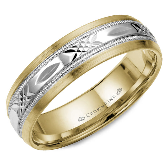 Crown Ring Wedding Band WB-7000