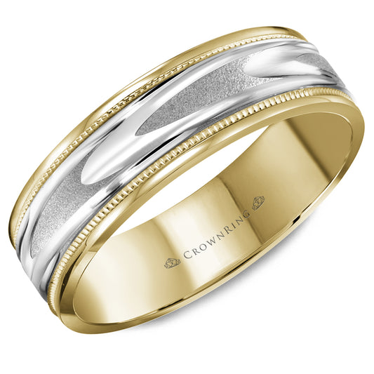 Crown Ring Wedding Band WB-8067