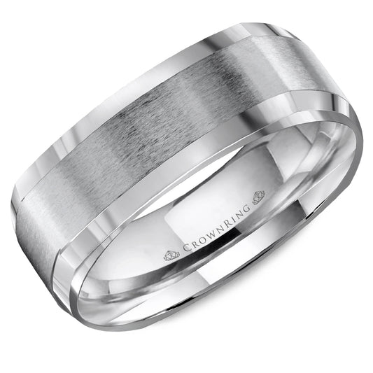 Crown Ring Wedding Band WB-8093