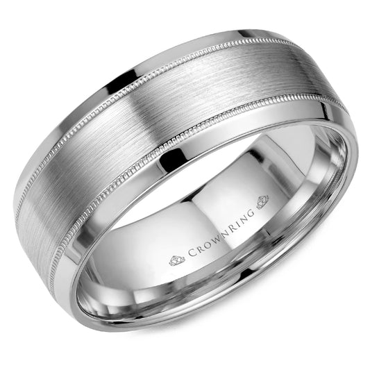 Crown Ring Wedding Band WB-8108