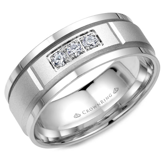 Crown Ring Wedding Band WB-8200
