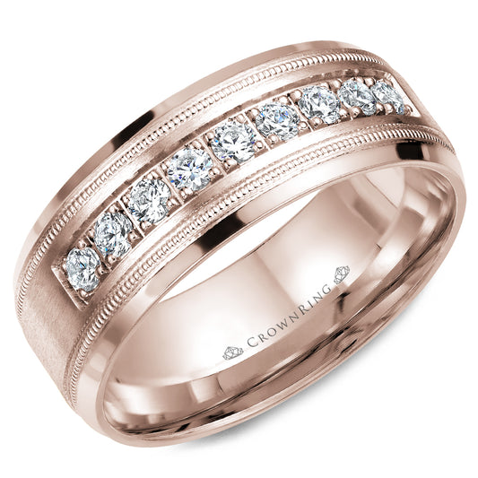 Crown Ring Wedding Band WB-9083