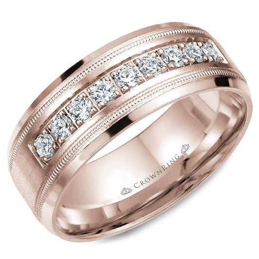 Crown Ring Wedding Band WB-9083