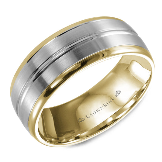 Crown Ring Wedding Band WB-9093-M10