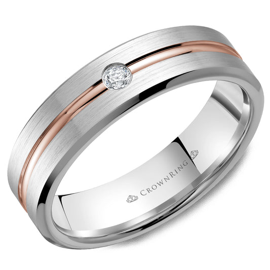 Crown Ring Wedding Band WB-9125