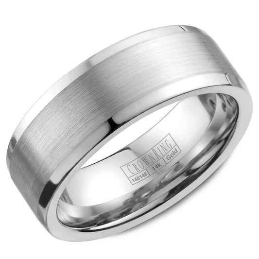 Crown Ring Wedding Band WB-9845