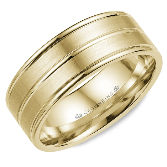 Crown Ring Wedding Band WB-9901