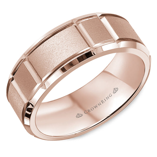 Crown Ring Wedding Band WB-9910