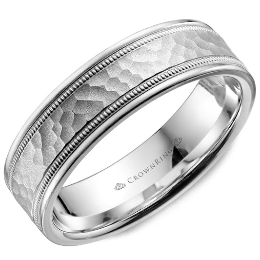 Crown Ring Wedding Band WB-9917